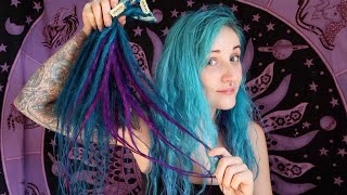 The Quickest Way To Dye Dreadlock Extensions [upl. by Schreib]