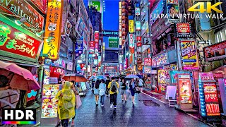 Tokyo Japan  Shinjuku Summer Night Walk 2024 • 4K HDR [upl. by Neerehs652]