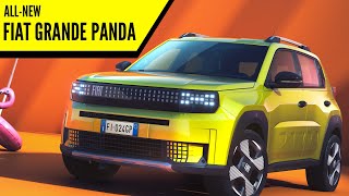 New 2024 Fiat Grande Panda Revealed  First Look  AUTOBICS [upl. by Horlacher]