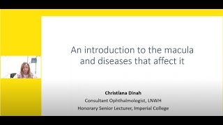 An introduction to macular disease and geographic atrophy with Dr Christiana Dinah [upl. by Parris]