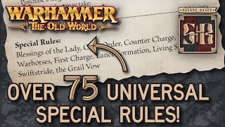 Old Units Are Awesome With Universal Special Rules  Warhammer Old World  Square Based [upl. by Quinlan]