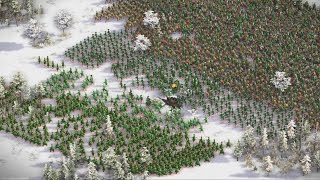 Cossacks 3  2v2v2v2 WINTER WAR  Multiplayer Gameplay [upl. by Nealon]