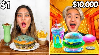 Eating CHEAP vs EXPENSIVE Food Challenge [upl. by Toth]