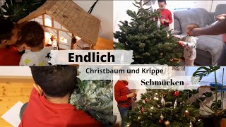 Christbaum schmücken  krippe  Weihnachten 2020 [upl. by Scarlett119]