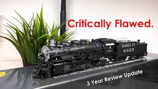 PROBLEMS FOUND on Broadway Limiteds Santa Fe 4000 282 A Followup Review [upl. by Cornew]