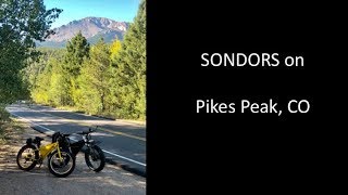 SONDORS eBikes on Pikes Peak Colorado [upl. by Rasecoiluj370]