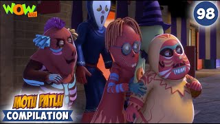 Halloween Day  Motu Patlu Season 13  Compilation 98  Motu Patlu New  Cartoons For Kids spot [upl. by Whetstone465]