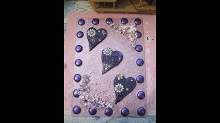 2 x Mixed Media Plaques  New Tutorials  Part 1  jennings644 [upl. by Suk]