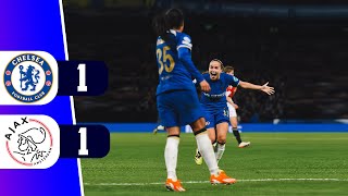 CHELSEA IGUALA 1  1 ANTE AJAX POR LA CHAMPIONS LEAGUE FEMENINA  CUARTOS DE FINAL  REY DEPORTIVO [upl. by Malachi]