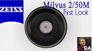 Zeiss Milvus 250M 50mm F2 Macro  First Look  Dustin Abbott [upl. by Sachiko]