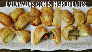 Empanadas con 5 ingredientes  Cocinando con Mary [upl. by Alleul171]