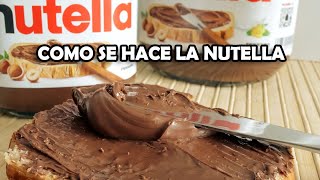 Como se hace la NUTELLA con AVELLANAS [upl. by Woothen843]