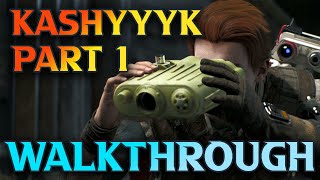 Star Wars Jedi Fallen Order Kashyyyk Walkthrough Part 1  Imperial Refinery Explored [upl. by Tenrag758]