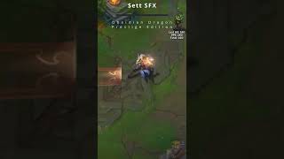 Obsidian Dragon Sett Prestige Edition SFX amp Voice  League of Legends Quick Showcase [upl. by Africa]