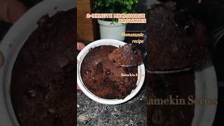 2Minute Microwave Brownies easyrecipe easybrownierecipe microwaverecipes microwavecooking [upl. by Kaehpos]