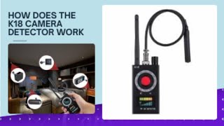 how to use K18 GPS And camera signal detector  K18 GPS SPY Monitor Detector [upl. by Tiffani]