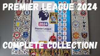 PANINI PREMIER LEAGUE STICKERS 100 COMPLETE PREMIER LEAGUE 2024 STICKER COLLECTION premierleague [upl. by Sidoon464]