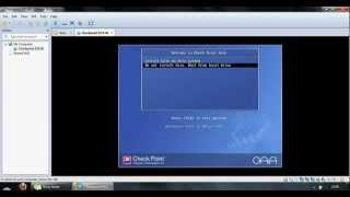 Check Point GAiA Firewall R75  VMware Installation Video  Part 1 [upl. by Fronnia]