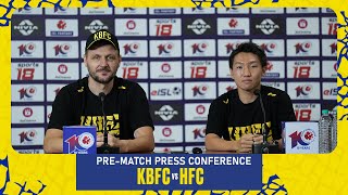 KBFC VS HFC  ISL 10  PreMatch Press Conference  Kerala Blasters [upl. by Manvil]