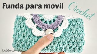 CÓMO TEJER FUNDA A CROCHET PARA MOVIL [upl. by Mallen211]