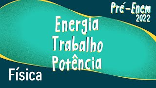 PréEnem 2022  Energia Trabalho e Potência  Brasil Escola [upl. by Kristofor537]