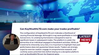 KeyWealthLTDcom Review  This brand is neither licensed nor regulated [upl. by Welton942]