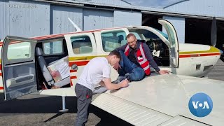 Private American Pilots Help Deliver Aid to Ukraine [upl. by Neirod]