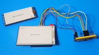 Easy ESP32 Waveshare ePaper Display Tutorial [upl. by Chapen]