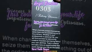 0303 Angel Number tarot tarotreading oracle love angelnumber learntarot [upl. by Lila]