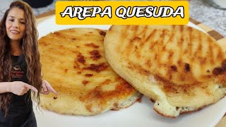 AREPAS QUESUDAS🫓 con solo dos✌️ingredientes 😱 FACILES Y DELICIOSAS😋 [upl. by Einahpet]