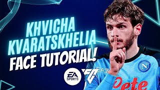 How to create KHVICHA KVARATSKHELIA in EA FC24 [upl. by Schou]