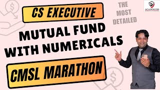 MUTUAL FUND  CMSL MARATHON  CMSL MARATHON CS EXECUTIVE  CMSL REVISION  CMSL NUMERICALS [upl. by Rella]