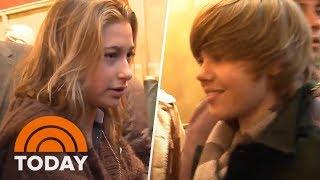 The Time Justin Bieber And Hailey Baldwin First Met In TODAY’s Lobby  TODAY [upl. by Vullo]