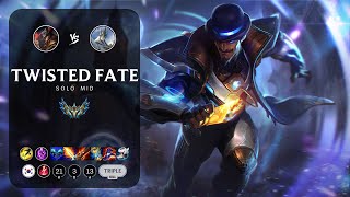 Twisted Fate Mid vs Galio  KR Challenger Patch 1324 [upl. by Chapa244]