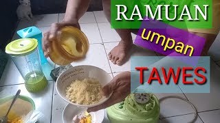 RESEP UMPAN IKAN TAWES PALING JITU [upl. by Eberhard]