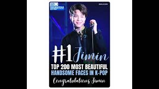 Jimin 1 TOP 200 MOST BEAUTIFUL HANDSOME FACES IN KPOP DABEME TOP100 [upl. by Quar538]