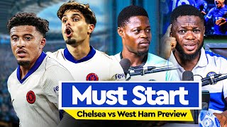 Chelsea vs West Ham did we miss Enzo Fernandez weekend Preview  Lineup and Predictions [upl. by Enial]