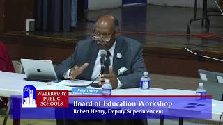 Waterbury Board of Education Workshop and Special Meeting  June 7 2018 [upl. by Oesile]