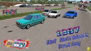 1987 Hot Hatchback Challenge Testing [upl. by Olga]