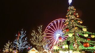 The Luxembourg City Winterlights  Christmas Markets in Luxembourg Ville [upl. by Ahsekram280]