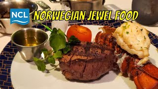 You Wont Believe the Food on Norwegian Jewel [upl. by Aicnerolf443]