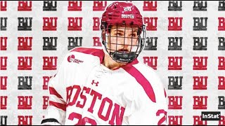 Lane Hutsons become one of hockeys best defensive prospects at Boston Univ [upl. by Revned]