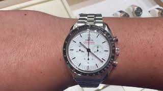 Hands on with the Omega Speedmaster White Dial Heres what no one else is talking about [upl. by Jeremie]