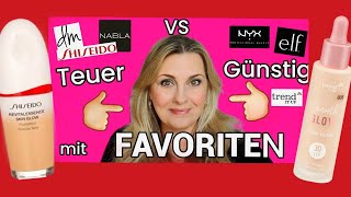 Teuer VS Günstig FAVORITEN schminken Kosmetik [upl. by Parsons]