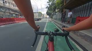 Morning bike commute along Pasig Blvd  Cycling POV [upl. by Ojahtnamas772]