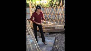 Gokhale Method teacher Kathleen Marie Helps Build a Yurt with Perfect Posture [upl. by Isyak941]