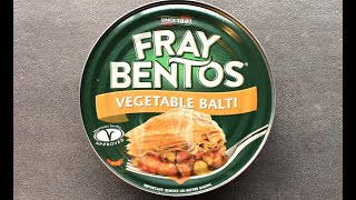 Fray Bentos VEGETABLE BALTI PIE  £1  Farmfoods  Food Review [upl. by Avad543]