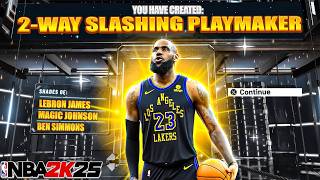 NEW “2WAY SLASHING PLAYMAKER” Is INSANE in NBA 2K25🔥 BEST BUILD 2K25 [upl. by Hseyaj]