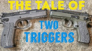 Cajun Gunworks vs CZ Custom Trigger Face off for trigger parts and end results [upl. by Rehpotsirc]