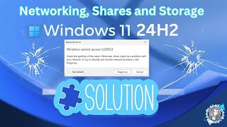 2024  Fix PATH NOT FOUND  Error 0x80070035 with Windows 11 Pro 24H2 [upl. by Lowrance]